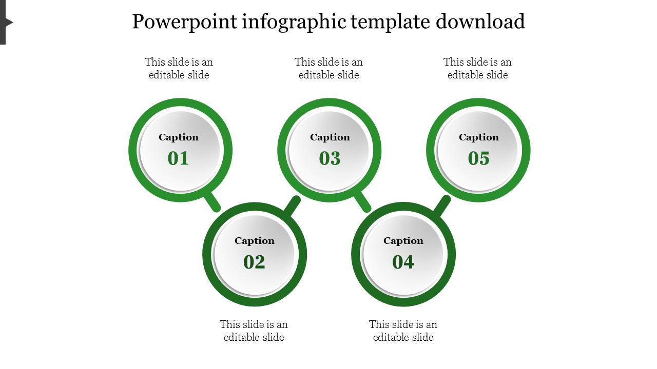 powerpoint infographic template download-Green